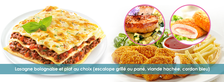 sixties, sfax , lasagne bolognaise plat au choix